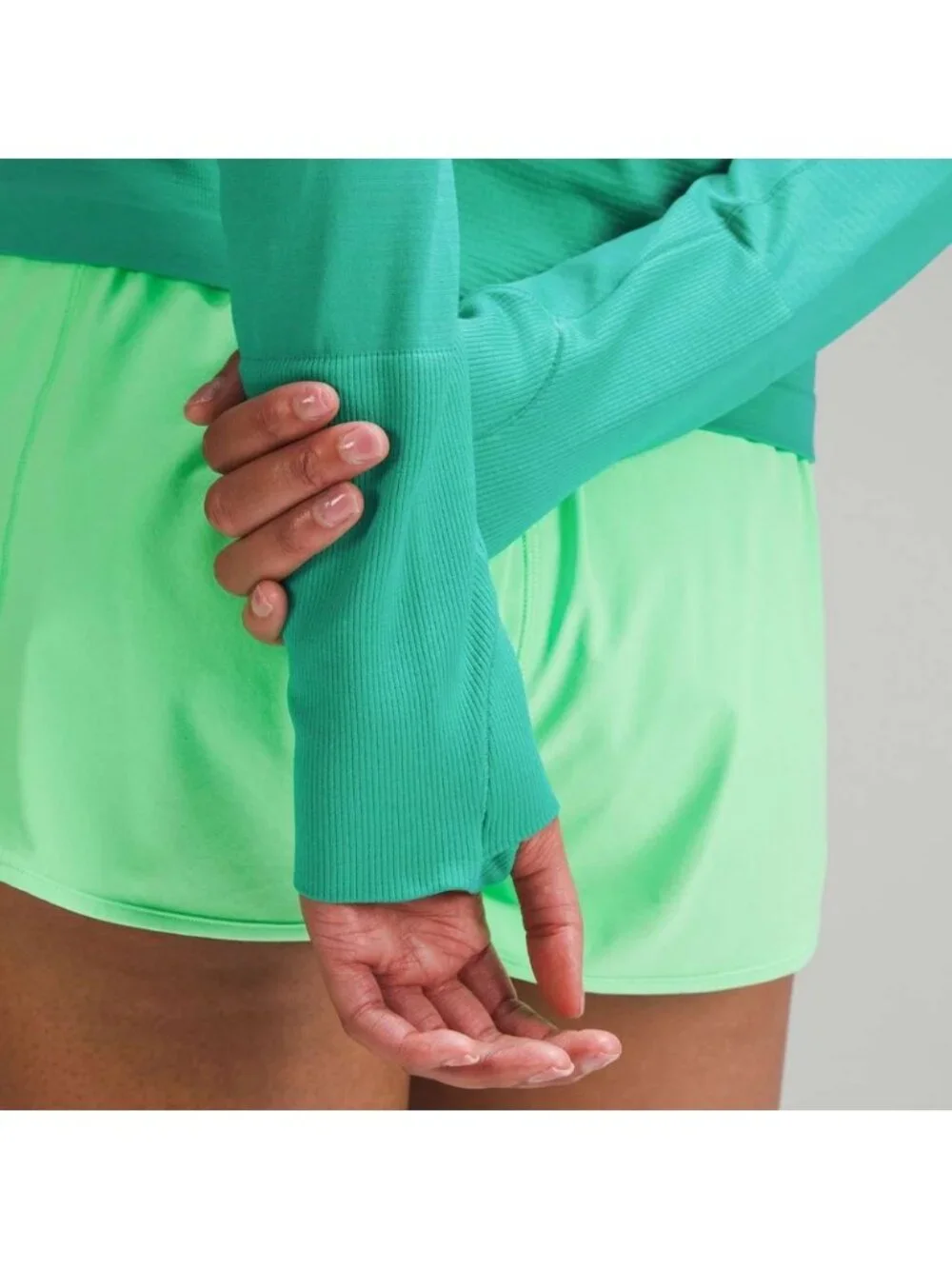 Lululemon Swiftly Tech Long-Sleeve Shirt 2.0 *Race Length Kelly Green
